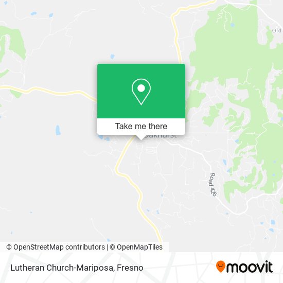 Mapa de Lutheran Church-Mariposa