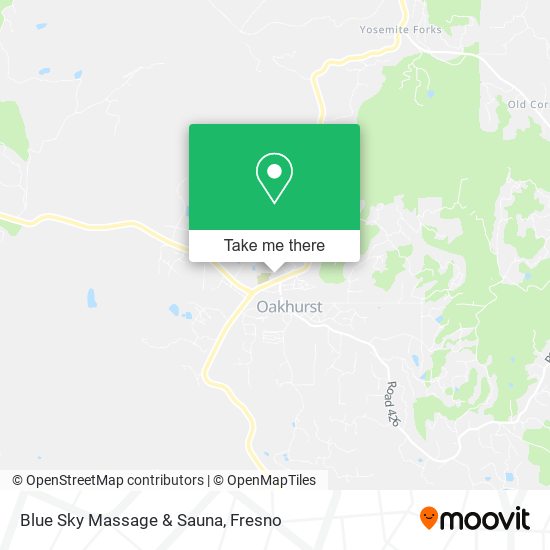 Blue Sky Massage & Sauna map