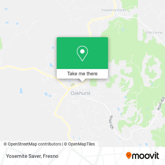 Mapa de Yosemite Saver