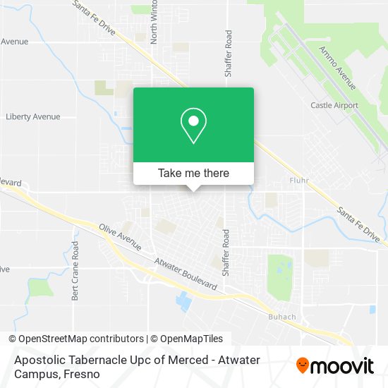 Apostolic Tabernacle Upc of Merced - Atwater Campus map