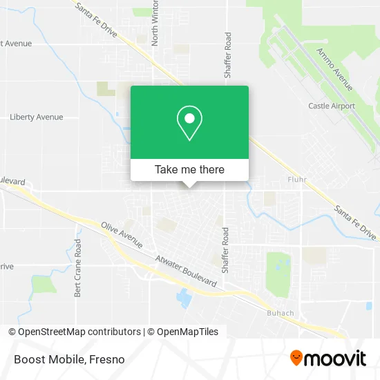 Boost Mobile map
