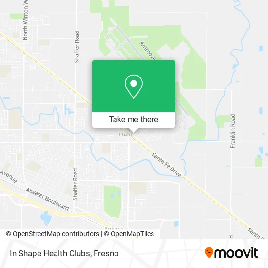 In Shape Health Clubs map