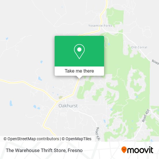 Mapa de The Warehouse Thrift Store