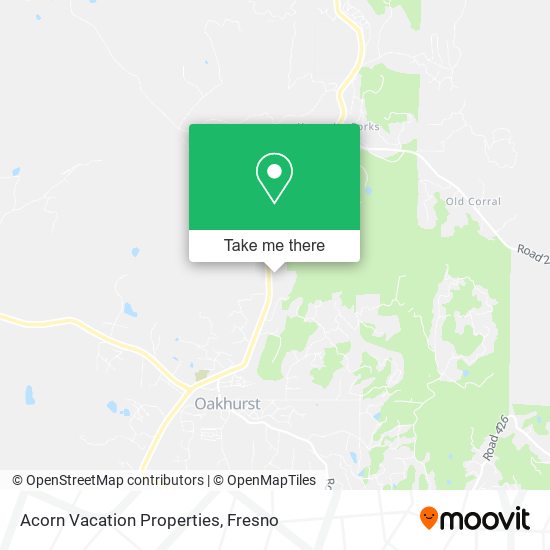 Acorn Vacation Properties map