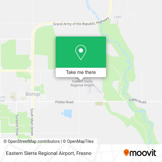 Mapa de Eastern Sierra Regional Airport