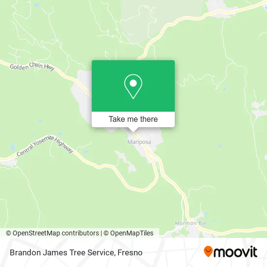 Brandon James Tree Service map