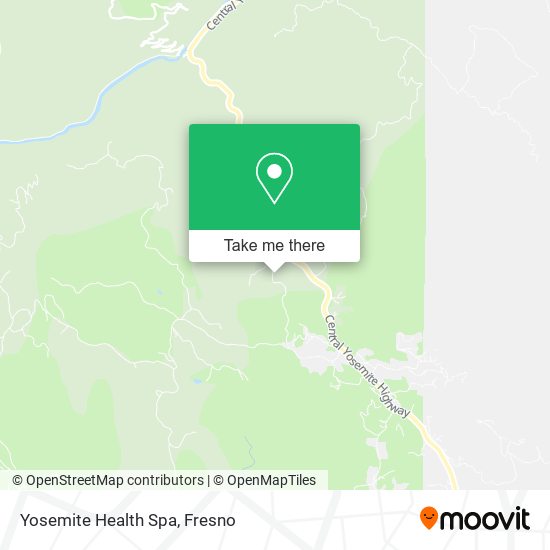 Yosemite Health Spa map
