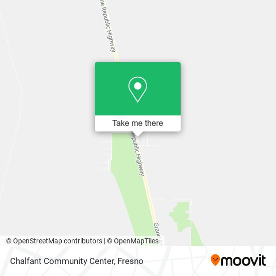 Chalfant Community Center map