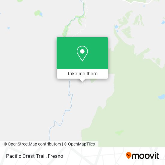 Pacific Crest Trail map