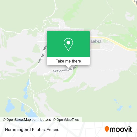Mapa de Hummingbird Pilates