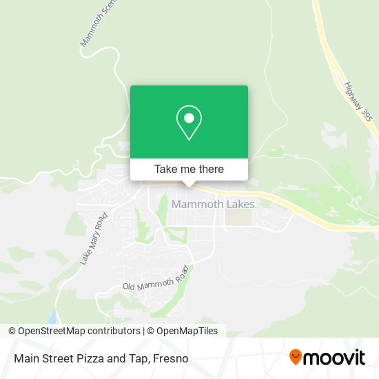 Main Street Pizza and Tap map