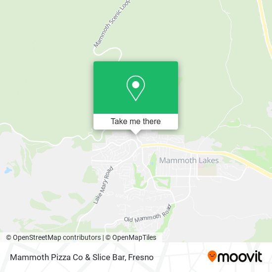 Mammoth Pizza Co & Slice Bar map