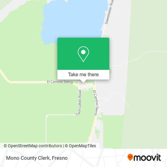 Mapa de Mono County Clerk