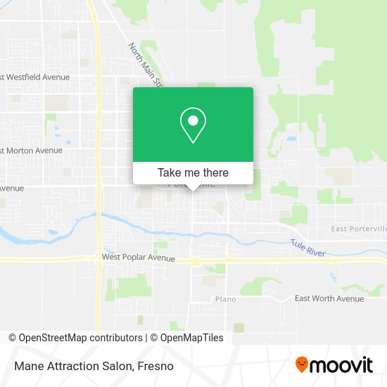Mane Attraction Salon map