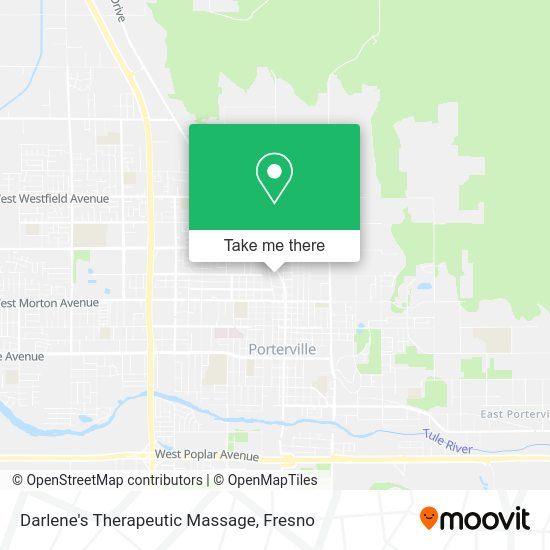 Darlene's Therapeutic Massage map