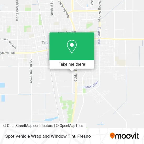 Spot Vehicle Wrap and Window Tint map