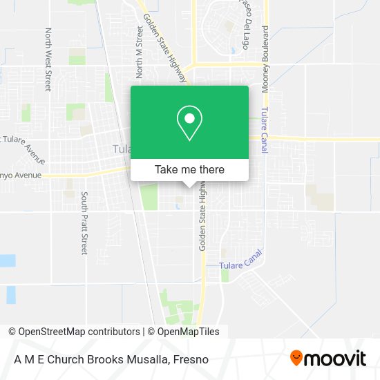 A M E Church Brooks Musalla map