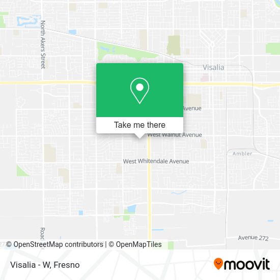 Mapa de Visalia - W