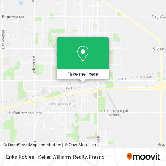 Mapa de Erika Robles - Keller Williams Realty