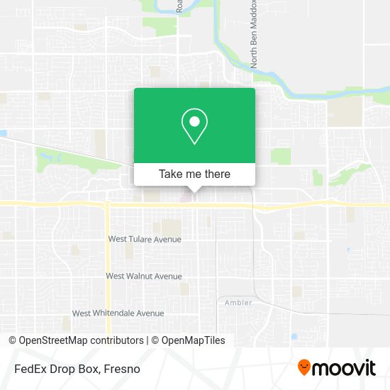 Mapa de FedEx Drop Box
