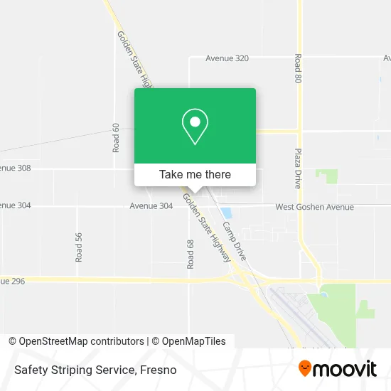 Safety Striping Service map