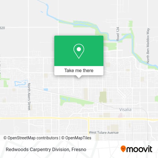 Redwoods Carpentry Division map