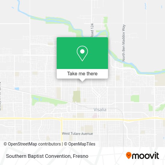 Mapa de Southern Baptist Convention