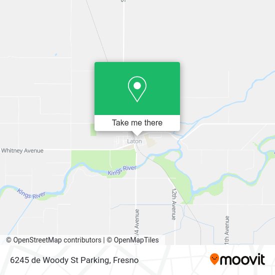 Mapa de 6245 de Woody St Parking