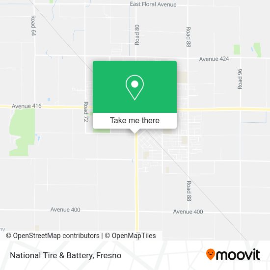 Mapa de National Tire & Battery