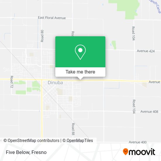 Mapa de Five Below