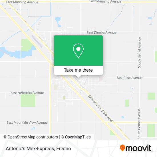 Mapa de Antonio's Mex-Express