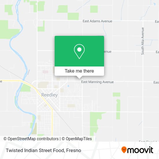 Twisted Indian Street Food map