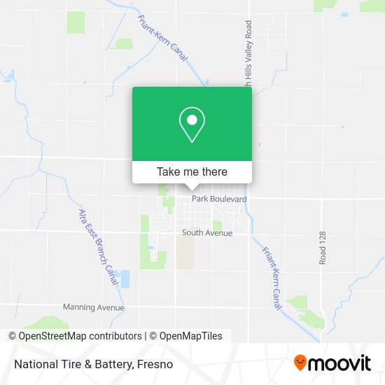 National Tire & Battery map