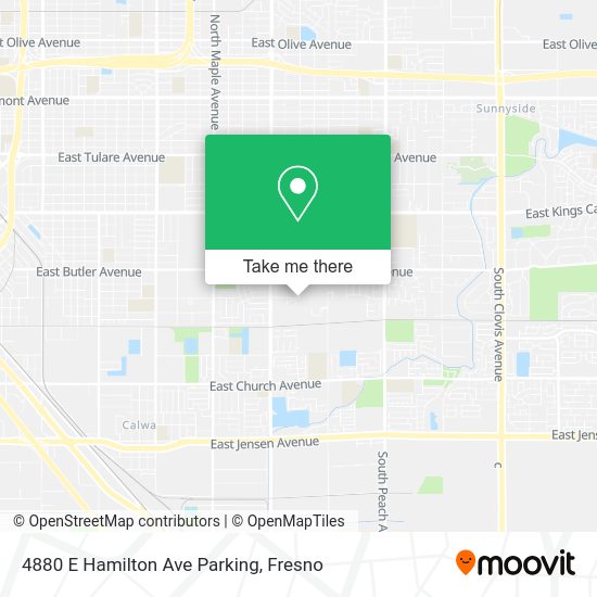 4880 E Hamilton Ave Parking map