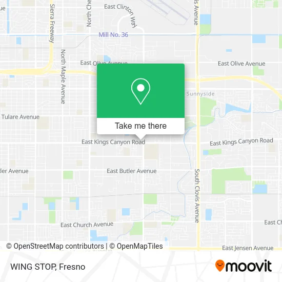 WING STOP map