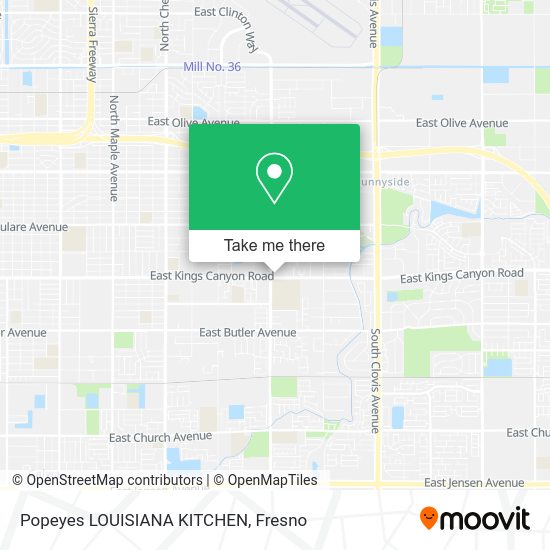 Popeyes LOUISIANA KITCHEN map