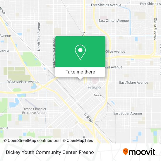 Dickey Youth Community Center map