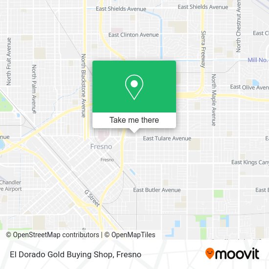 Mapa de El Dorado Gold Buying Shop