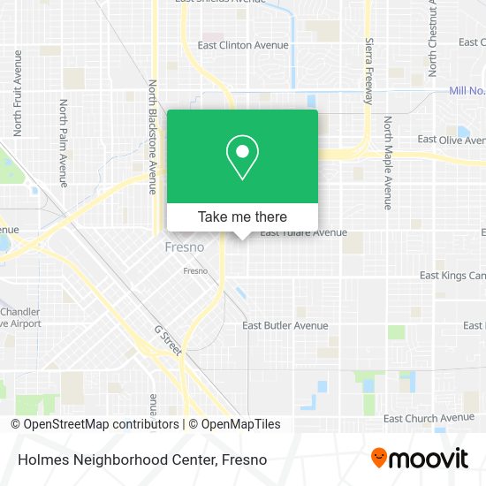 Holmes Neighborhood Center map