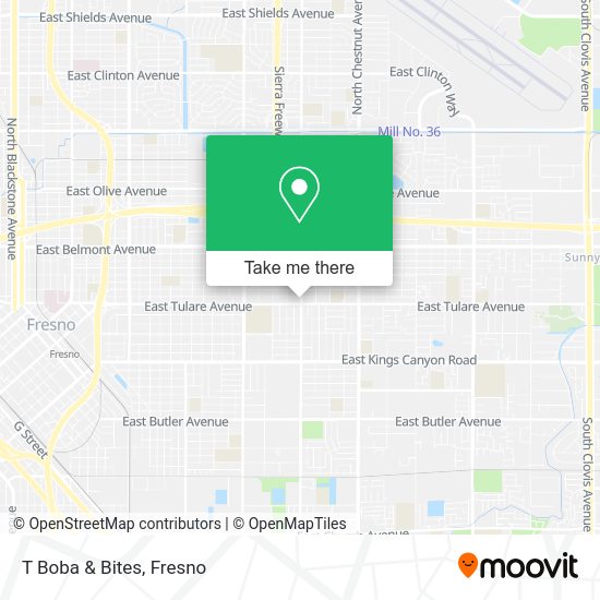 Mapa de T Boba & Bites