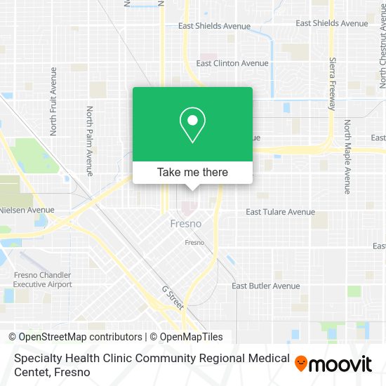 Specialty Health Clinic Community Regional Medical Centet map