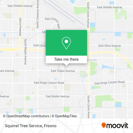Squirrel Tree Service map