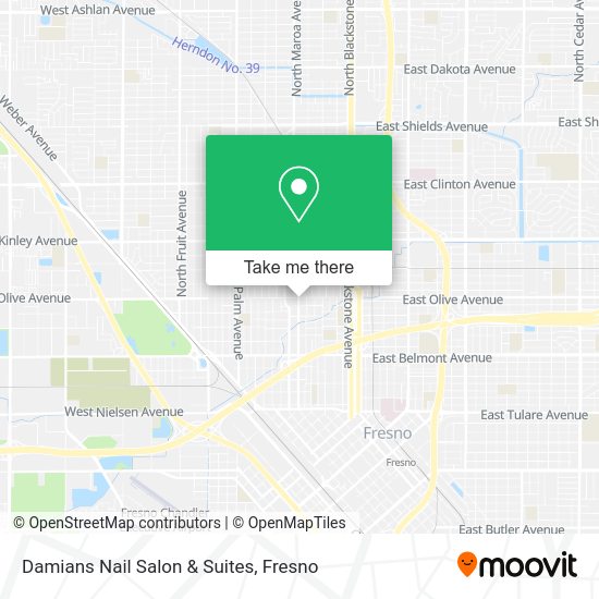 Damians Nail Salon & Suites map