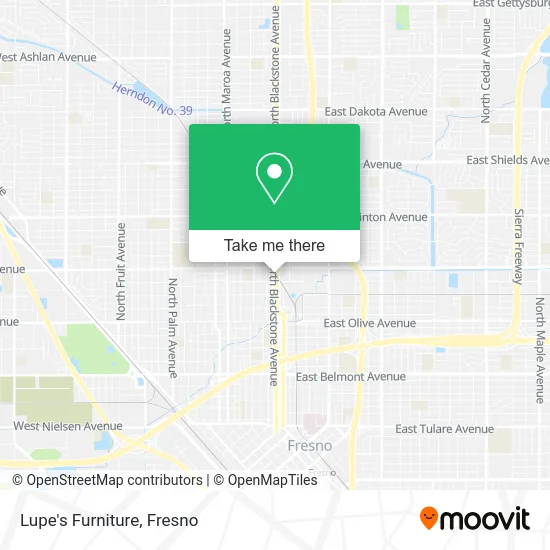 Lupe's Furniture map