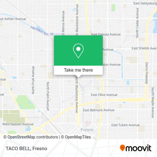 Mapa de TACO BELL