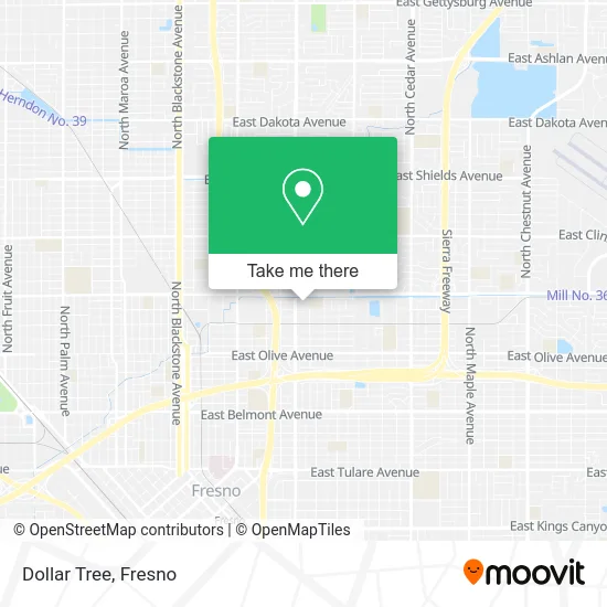 Mapa de Dollar Tree