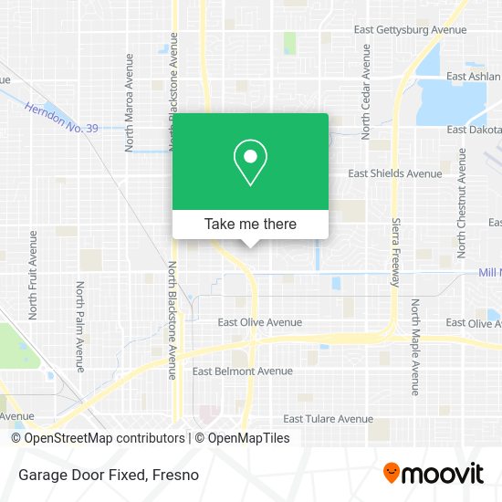 Mapa de Garage Door Fixed