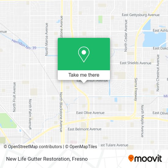 New Life Gutter Restoration map