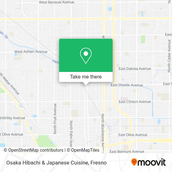Mapa de Osaka Hibachi & Japanese Cuisine