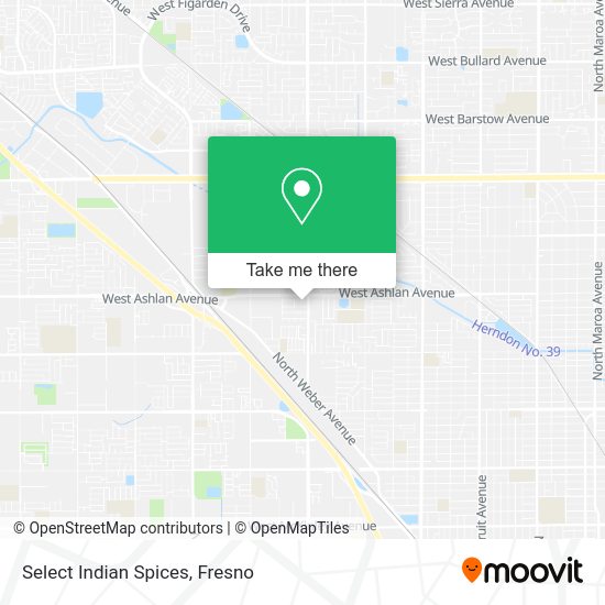Select Indian Spices map